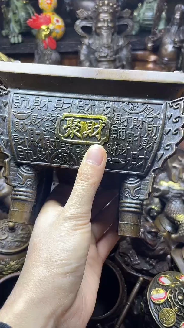 闪购链接，点击下单，有运费险，铜摆件