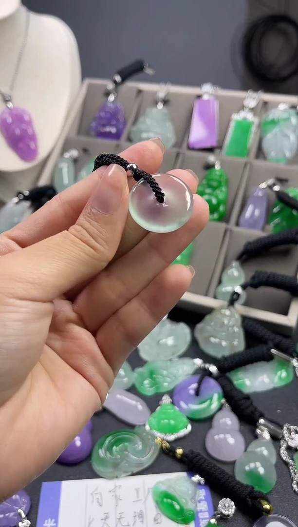 颈饰未镶嵌翡翠  所见即所得 一图一物