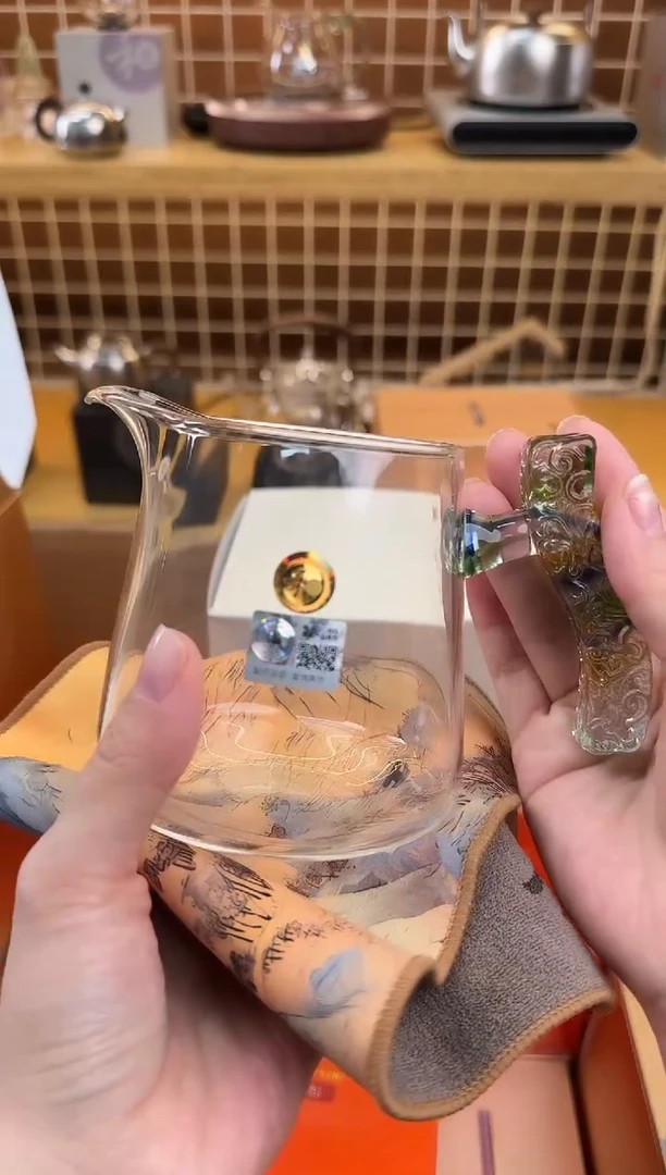 @@禾器幻彩文锦迷翠+茶巾千里江山