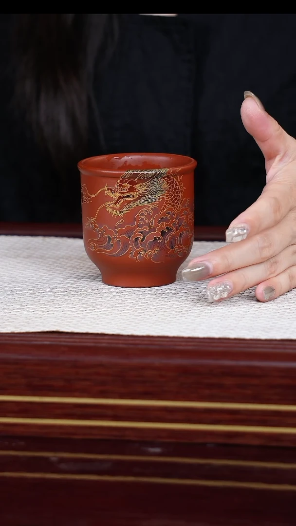 茶杯紫砂宜兴原矿紫砂主人杯