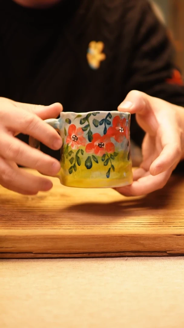 【闪购商品】@@陶园瓷舍@@纯手工手绘@高温釉下彩