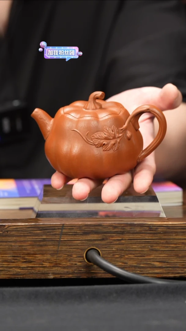 茶壶紫砂乘风精选 紫砂茶壶 花器南瓜