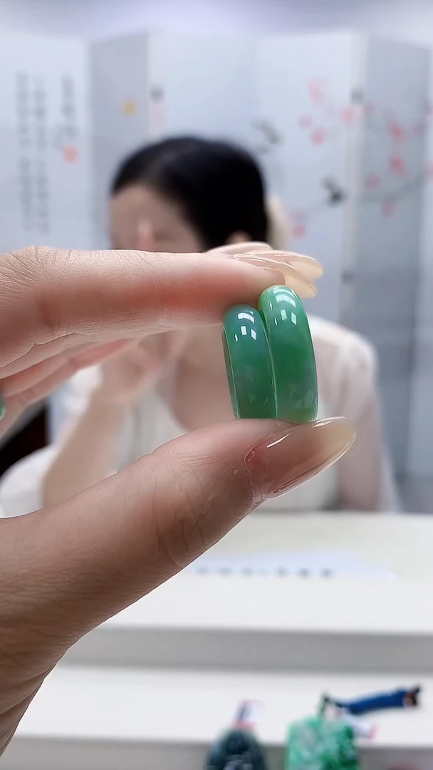 未镶嵌定制翡翠4852lr-毛货两个戒指21