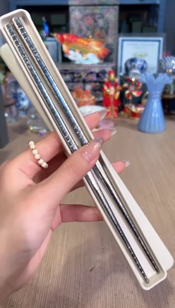 【闪购商品】杯116 钛筷子（银）