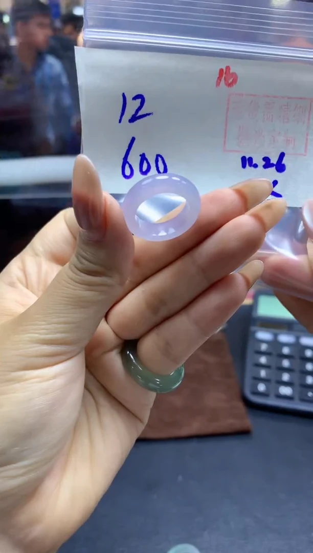 未镶嵌定制翡翠戒圈#600元-毛货需精细抛光