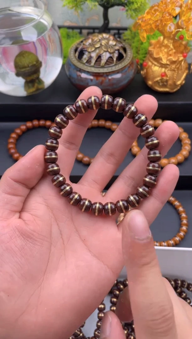 紫金鼠手串紫金鼠一线天二代9号