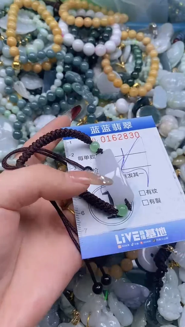 【闪购商品】翡翠颈饰未镶嵌闪购0162830多样性发其一