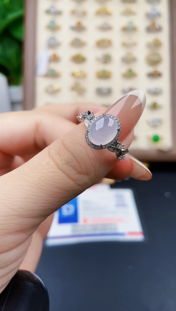 银S925镶嵌戒指翡翠21