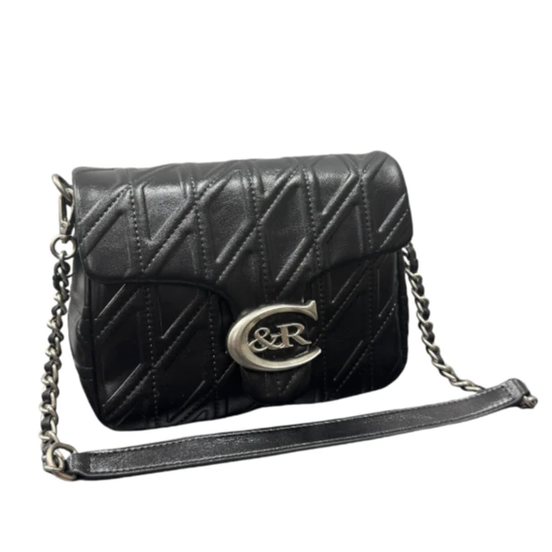 【瑞熙】QYX-9726-1-黑色-25*9*16轻奢时尚女士新款手提斜挎包百搭