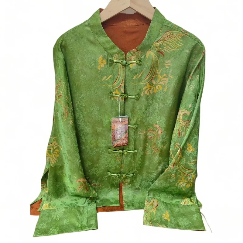 120新中式凤凰于飞经典新款上衣长袖中国风