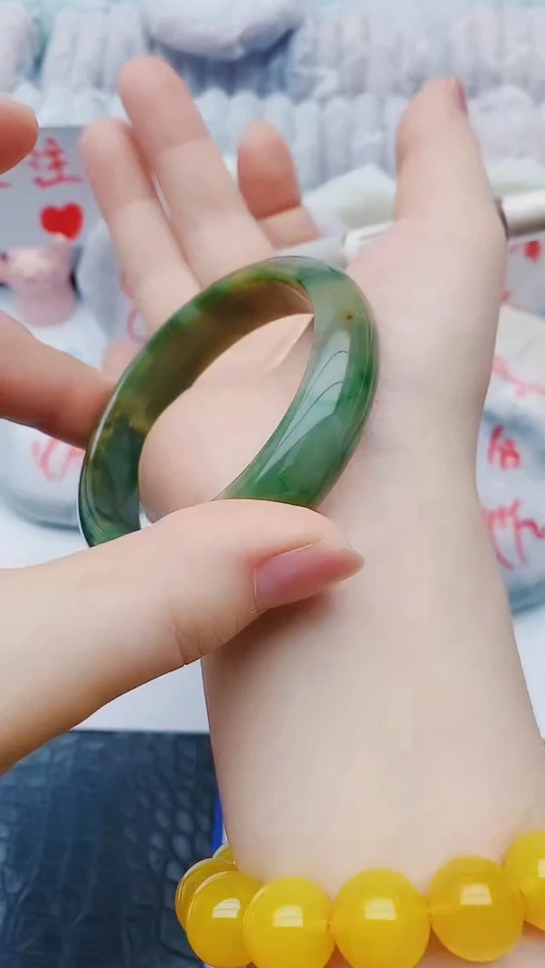 未镶嵌手镯石英质玉x19+55-56