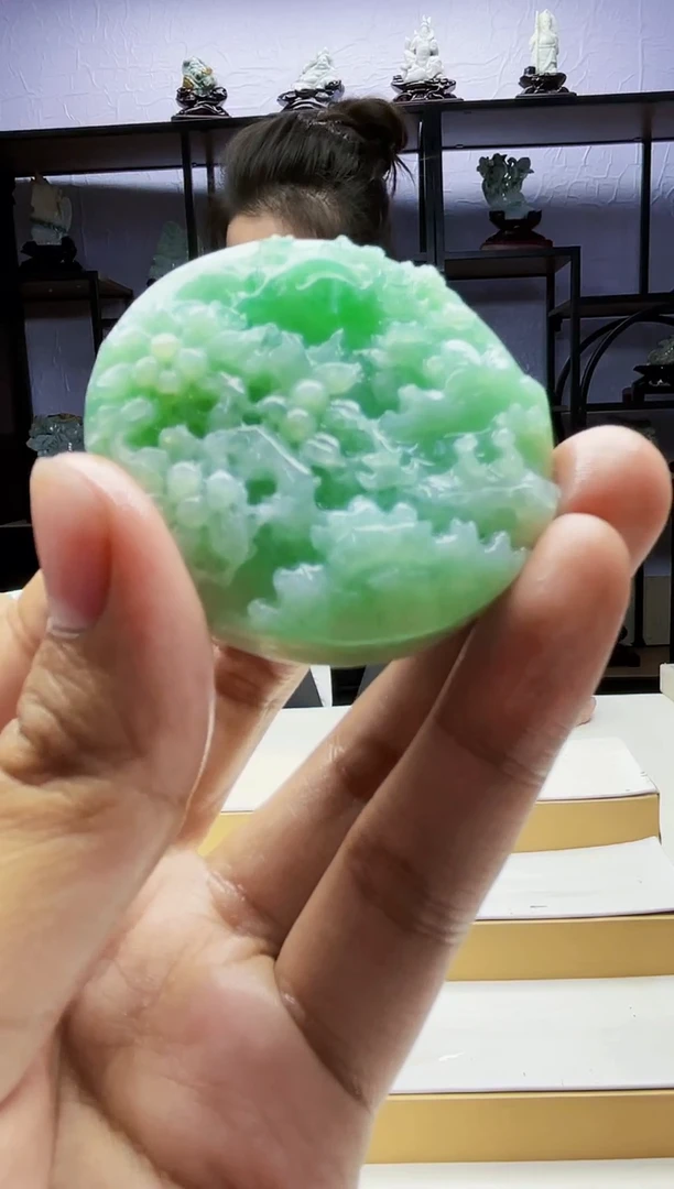【闪购商品】定制翡翠未镶嵌毛货02190078