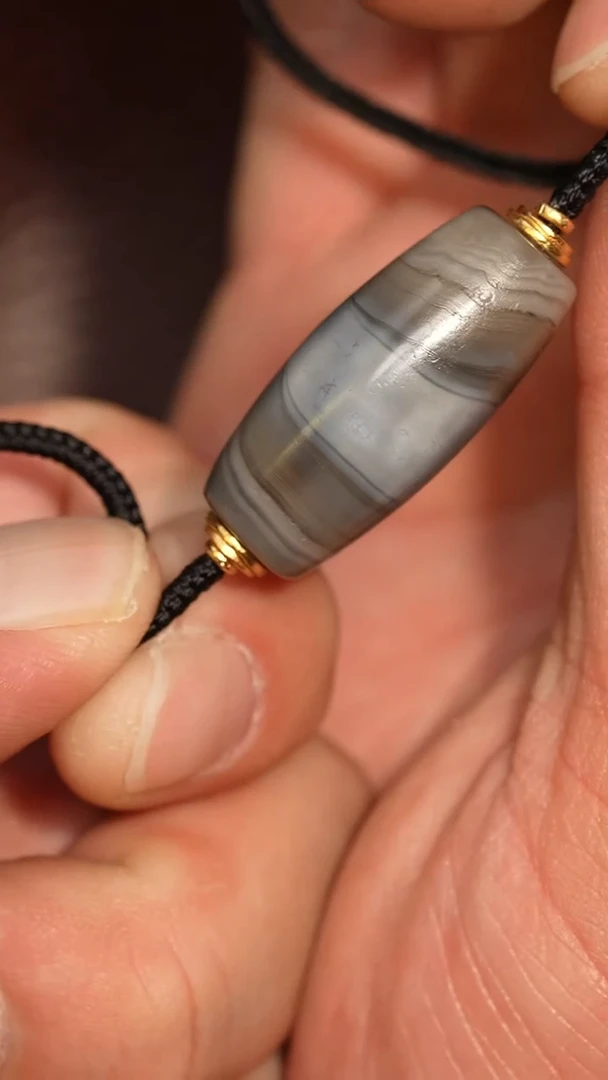 未镶嵌颈饰玛瑙/玉髓冲赛康胡子哥，DIY一222