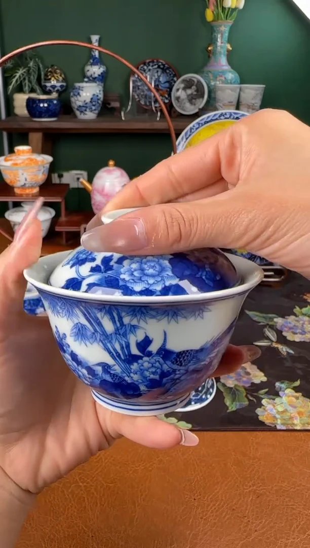 杯福利微瑕锦上添花盖碗