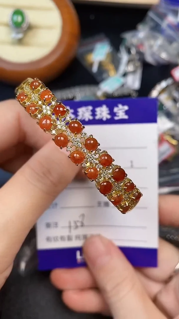 银S925镶嵌戒指翡翠1580
