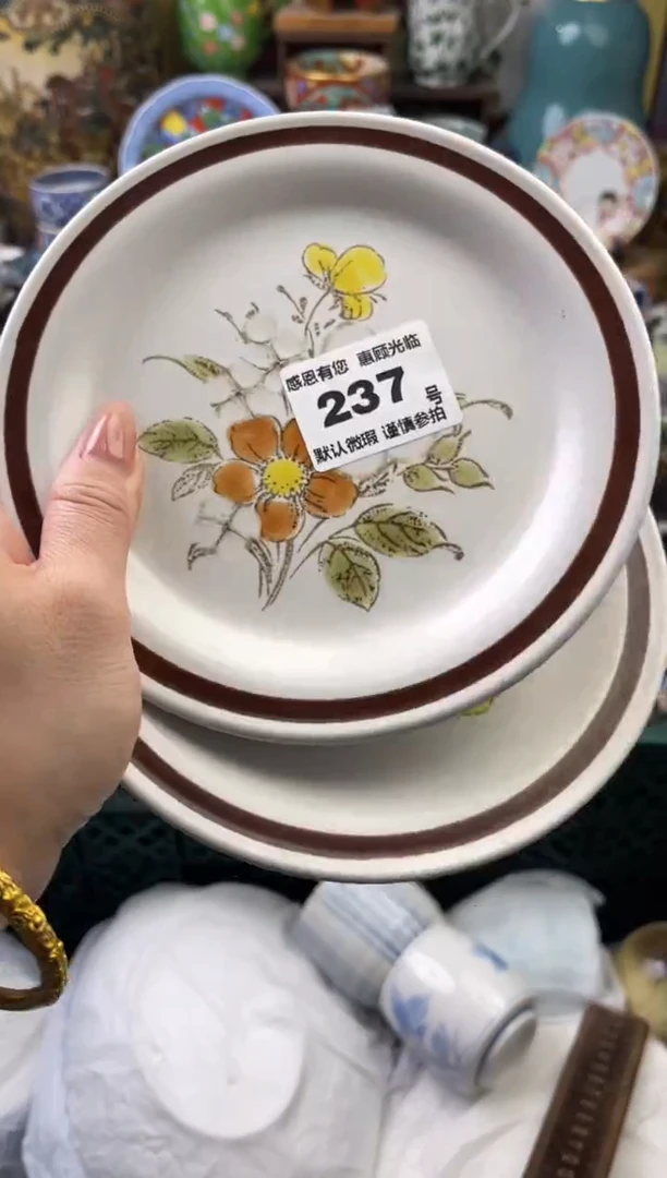 瓷片夏**初237 号六六工艺品瓷器