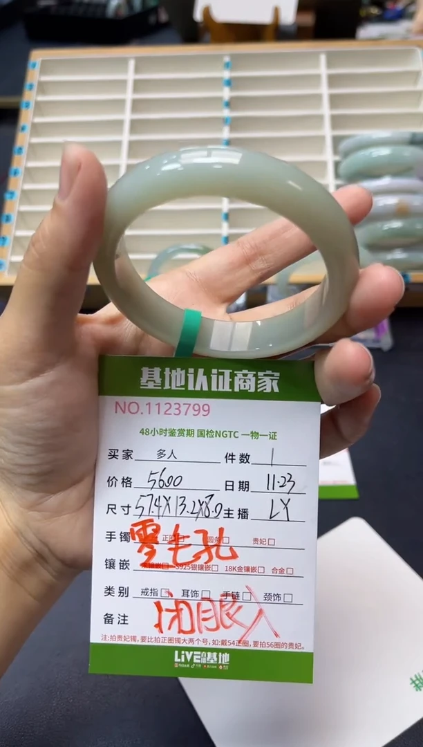 未镶嵌手镯翡翠多人