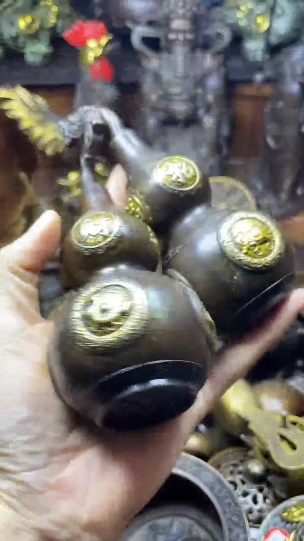 闪购链接，点击下单，有运费险，铜摆件