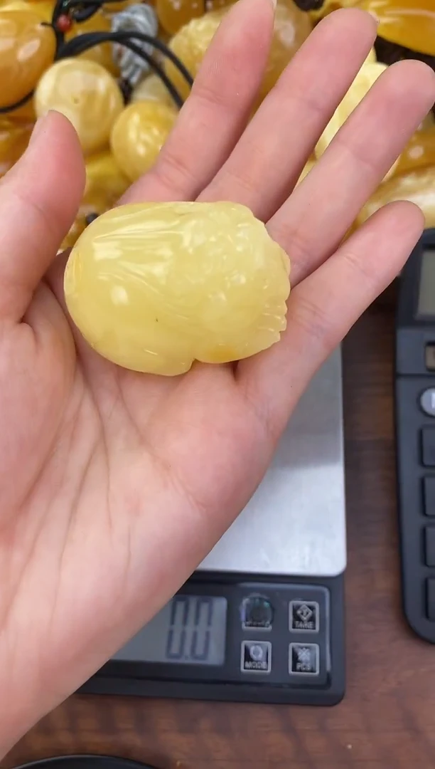 裸石琥珀未镶嵌天然琥珀蜜蜡