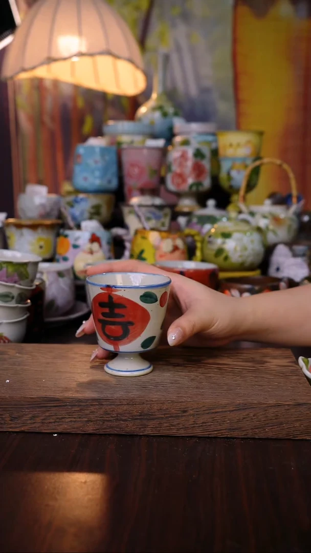 杯子泥垚手作 景德镇手工手绘陶瓷器物