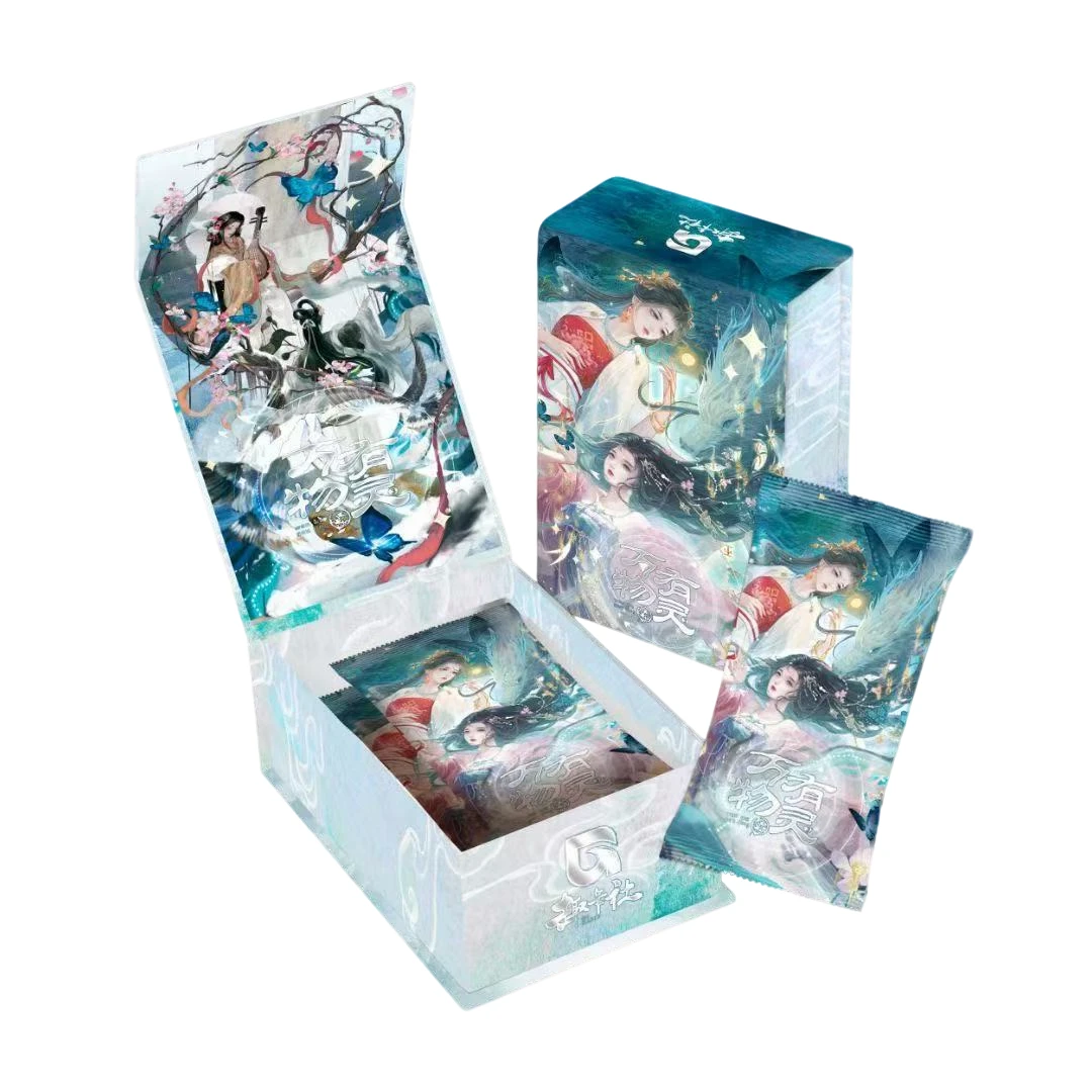 【拆盒】趣卡社-万物有灵3-寒木春华国风卡牌收藏卡-盲盒产品