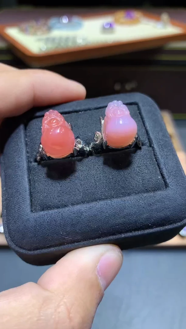 【闪购商品】石英质玉（盐源）戒指未镶嵌T133【多样性发其一】