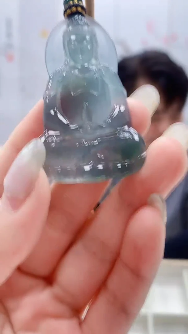 定制翡翠未镶嵌5060lr- 毛货挂件271
