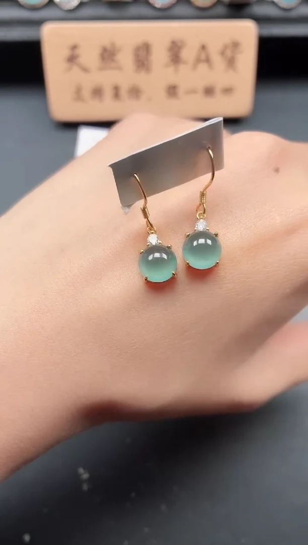 银S925镶嵌戒指翡翠111