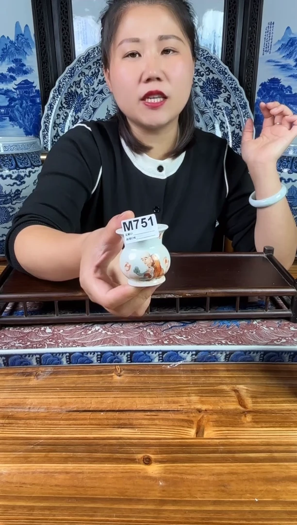 摆件景德镇陶瓷仿古摆件M751