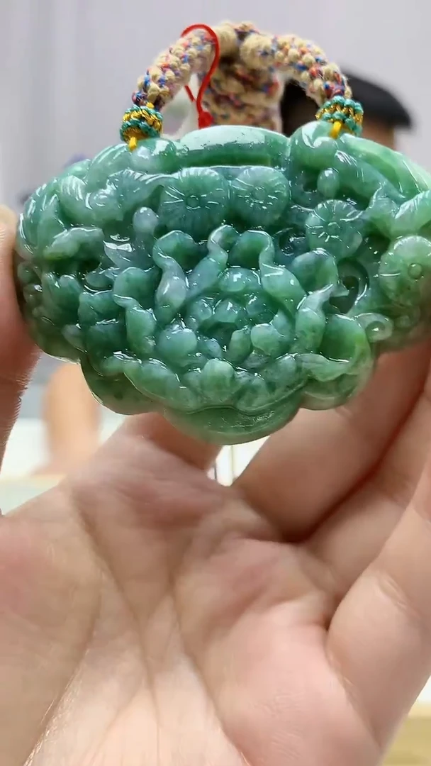 定制翡翠未镶嵌4812ms-毛货花鸟164