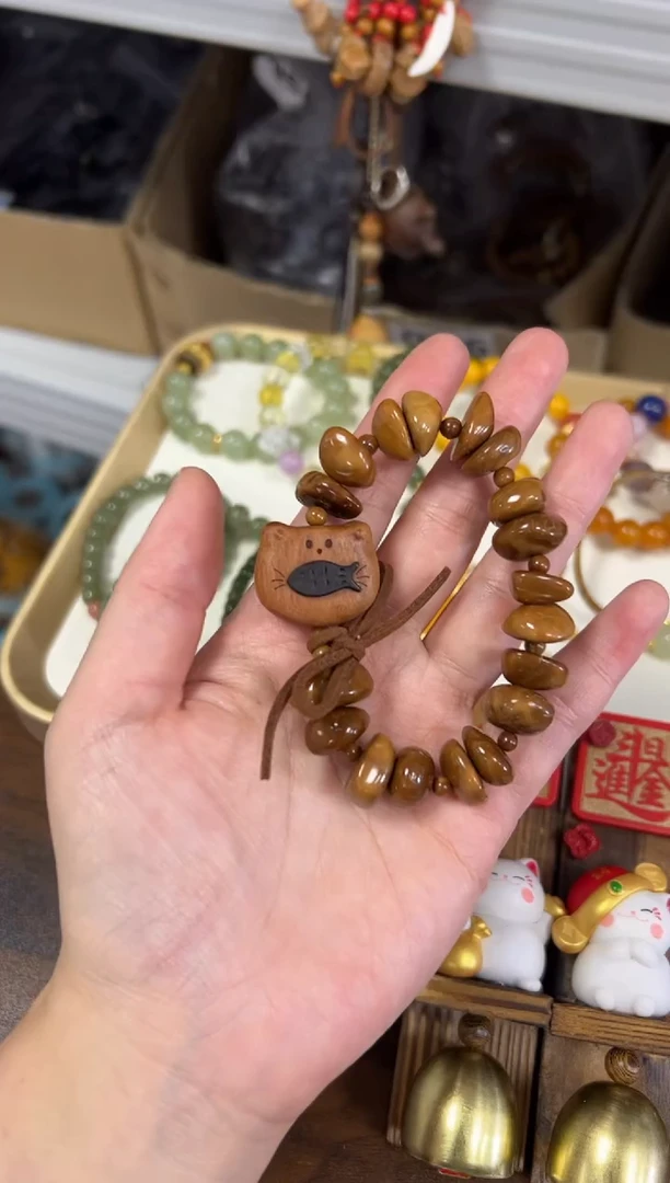手串库克随行库克猫吃鱼设计款手链[0809]