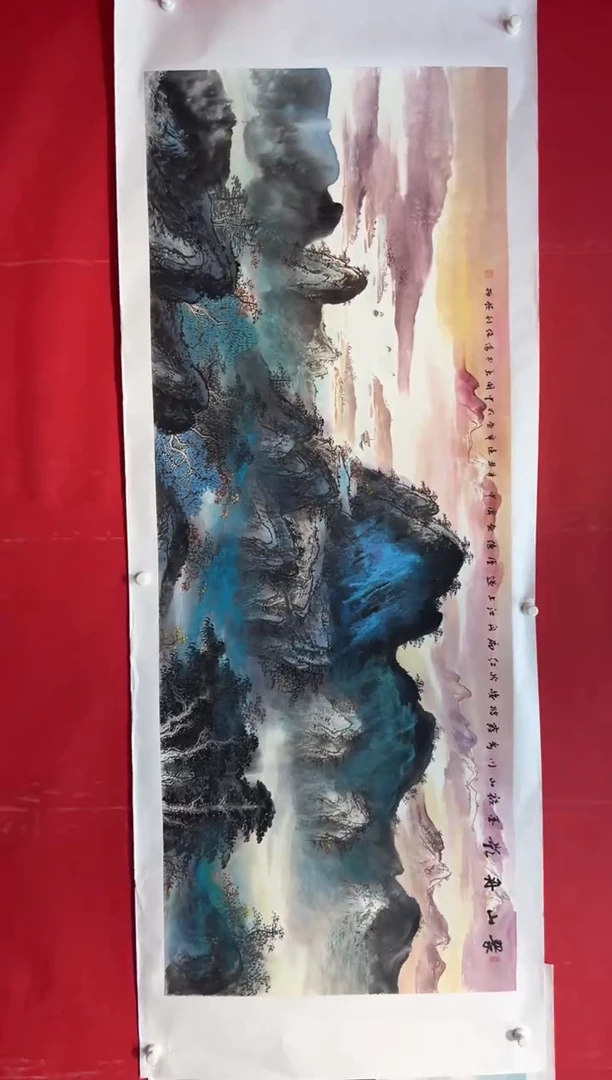 国画画家陆远华纯手绘原作