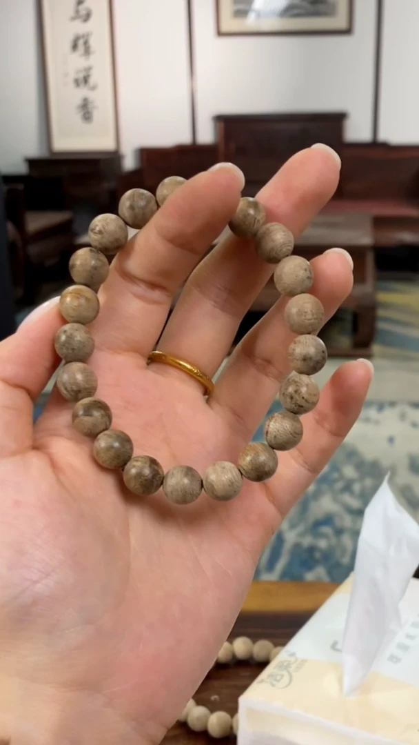 【闪购商品】沉香手串天然沉香文莱/圆珠0.9/NY85/6g