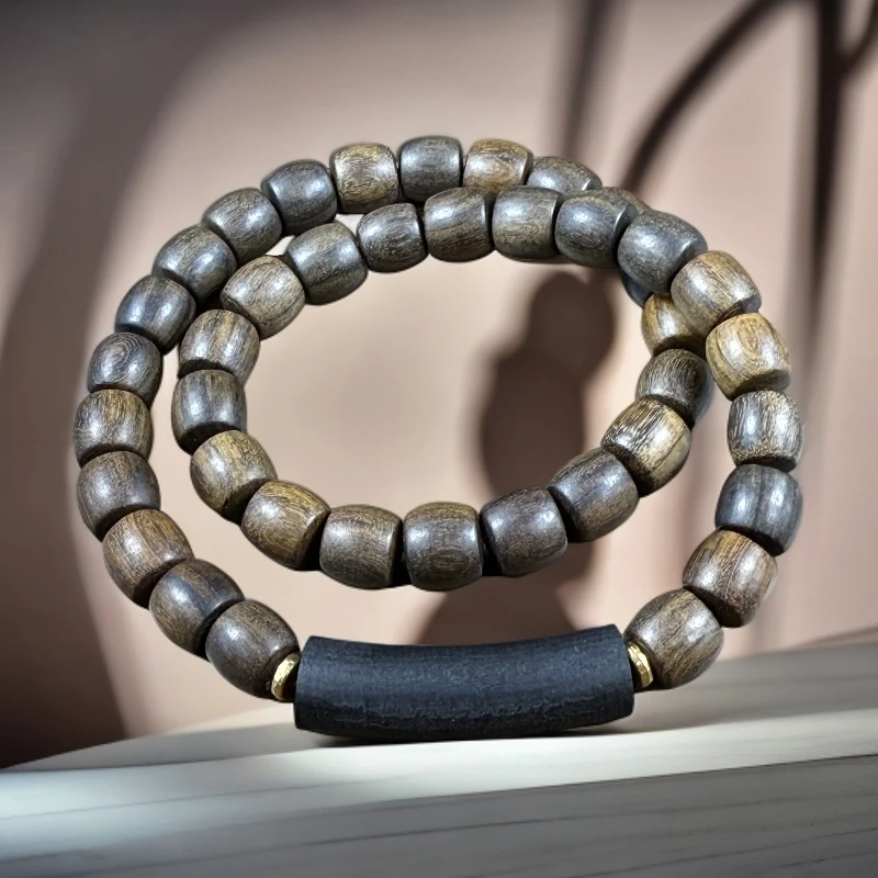 双圈小叶紫檀手串8mm-AB103