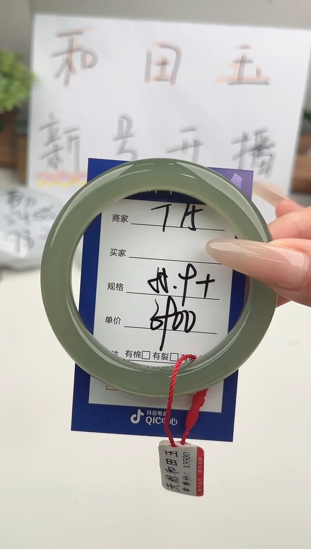 未镶嵌手镯和田玉微色差T15