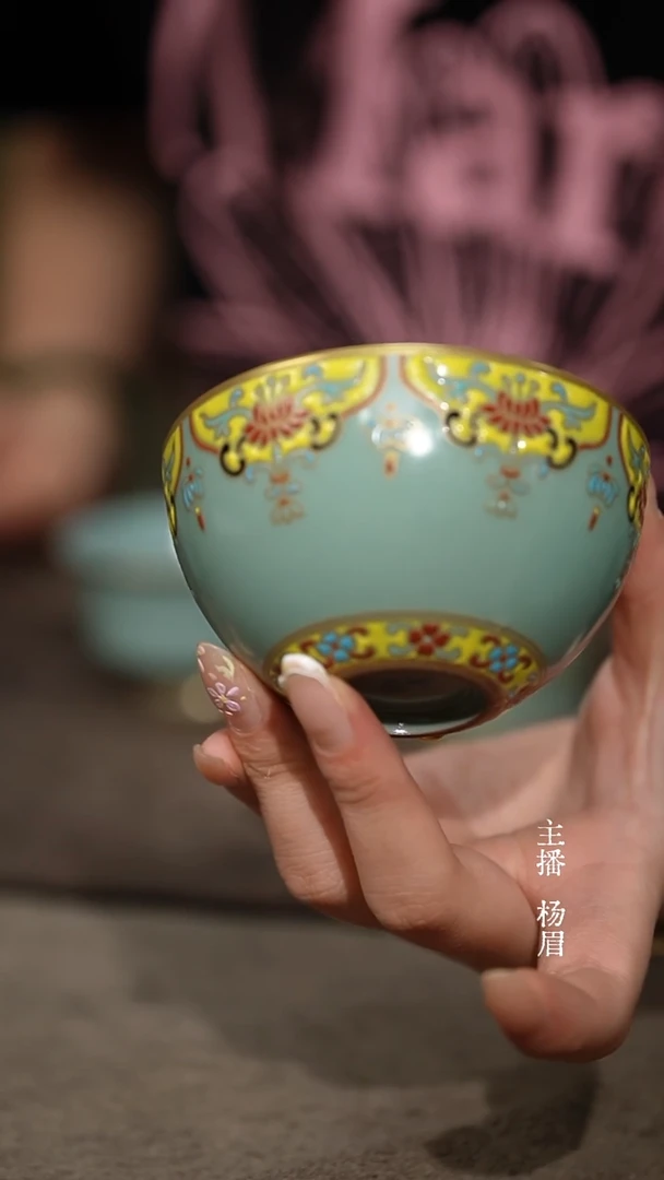 向天盏杯子-点彩-眉