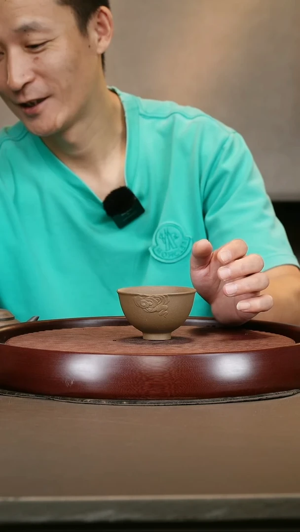 茶杯紫砂段泥祥云杯