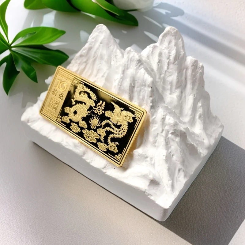 【聚鑫金条】足金999.9实心双面龙凤呈祥 精致结婚首选收藏金条