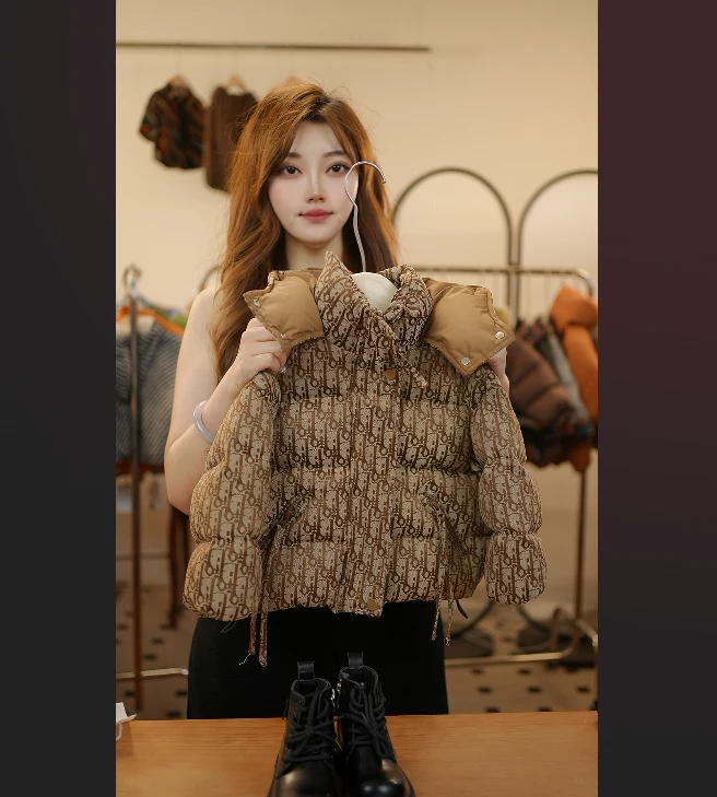 【BL】2026新款加厚时尚百搭外套男女中小童洋气棉服25801