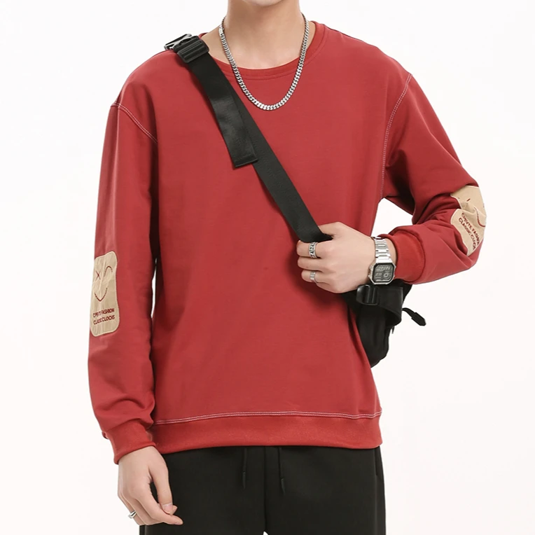 13姐（孤品扣号链接1）-春秋长袖运动休闲宽松圆领秋季男士长袖运动