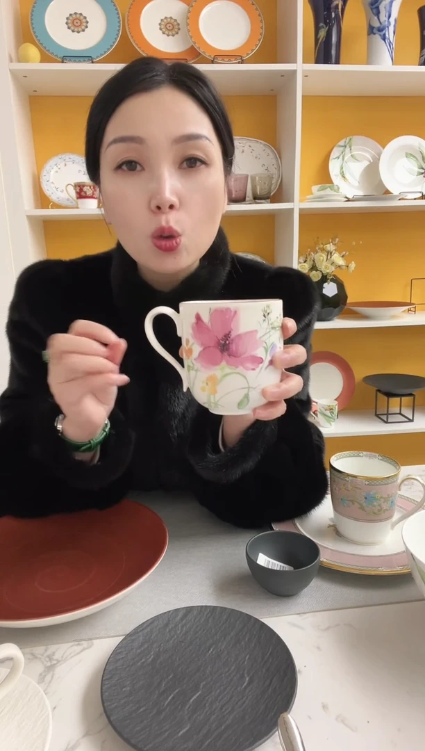 唯宝 紫色迷情系列 马克杯