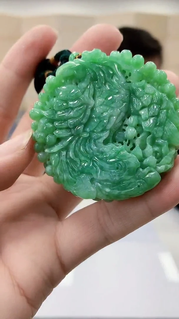 【闪购商品】定制翡翠未镶嵌5152bb-毛货挂104