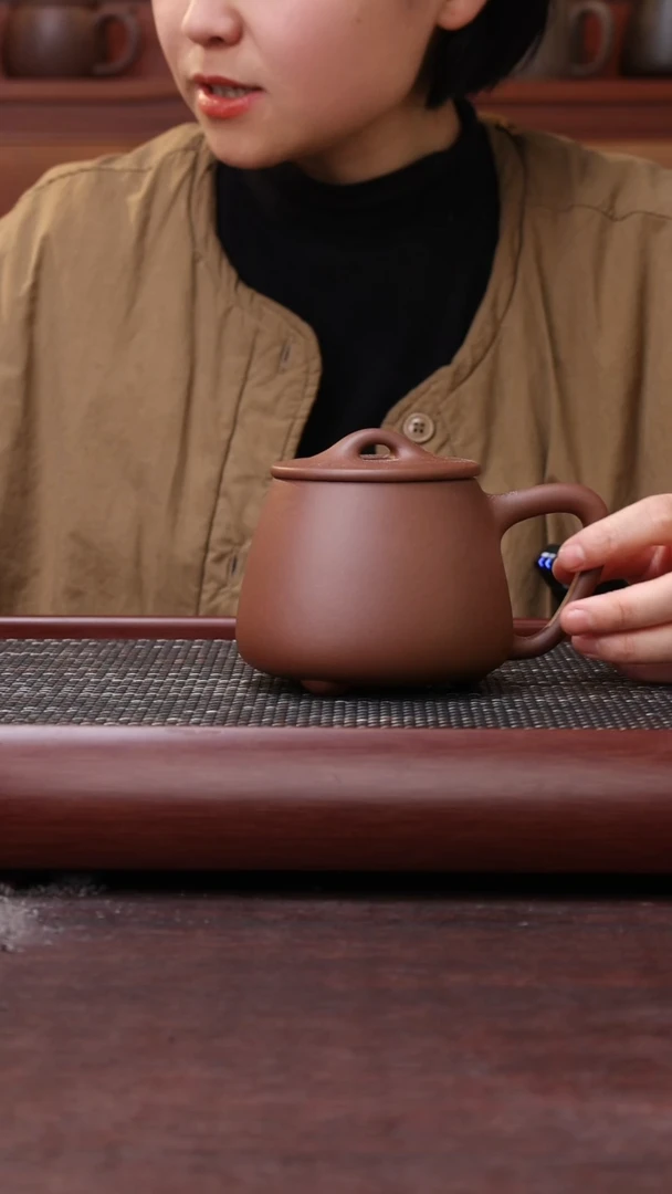 【闪购商品】紫砂茶杯四号井底槽清石瓢杯