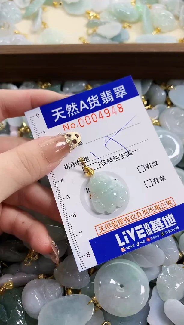 颈饰未镶嵌翡翠天然A货翡翠