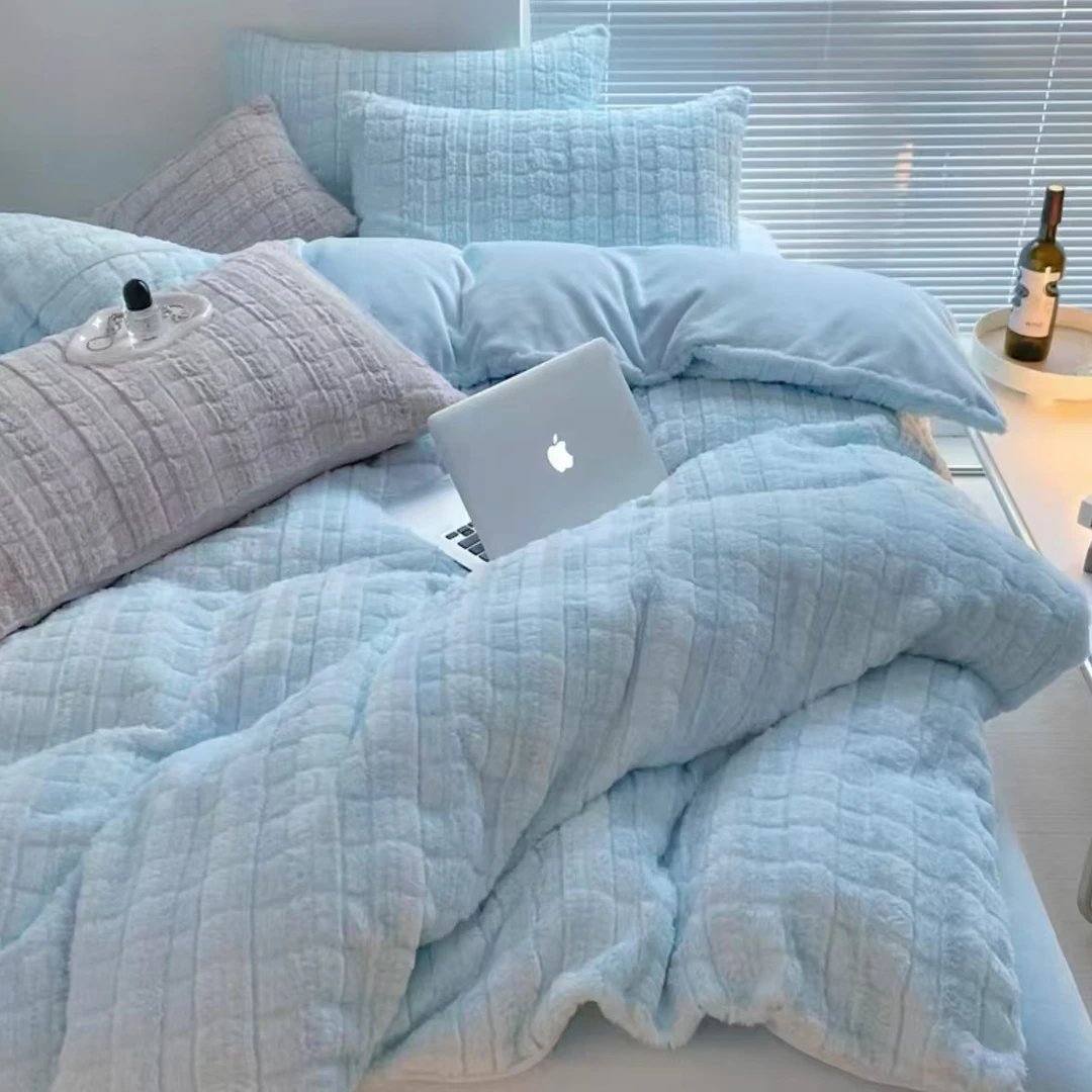 【QZ专属】新款T绒四件套