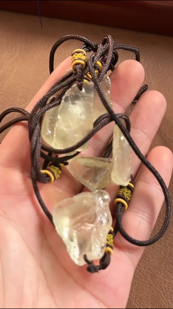 未镶嵌手链水晶黄水晶吊坠