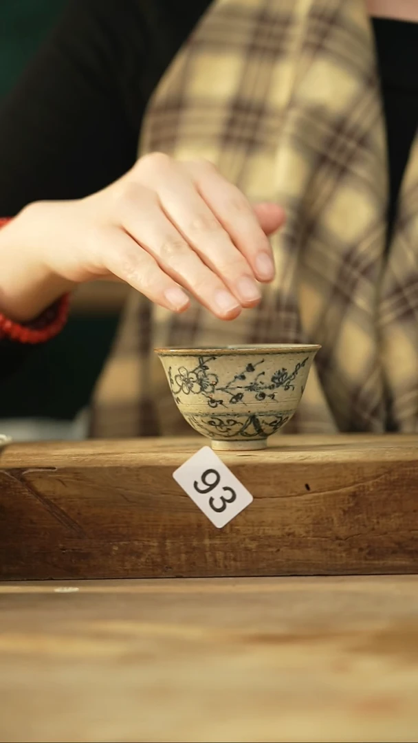 瓷片设计师手绘 高货青花系列 尓晓东