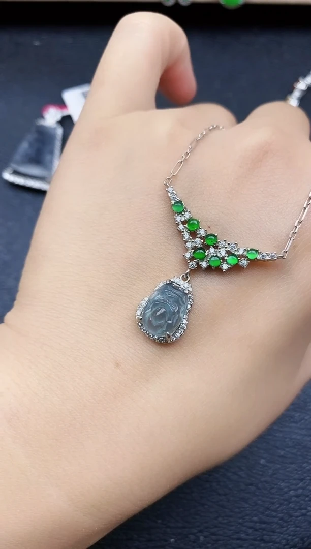【闪购商品】翡翠戒指银S925镶嵌11111