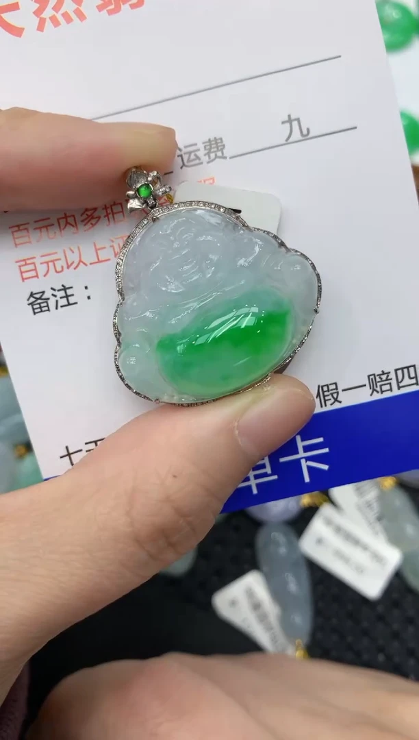 【闪购商品】翡翠颈饰18K金镶嵌111111111111