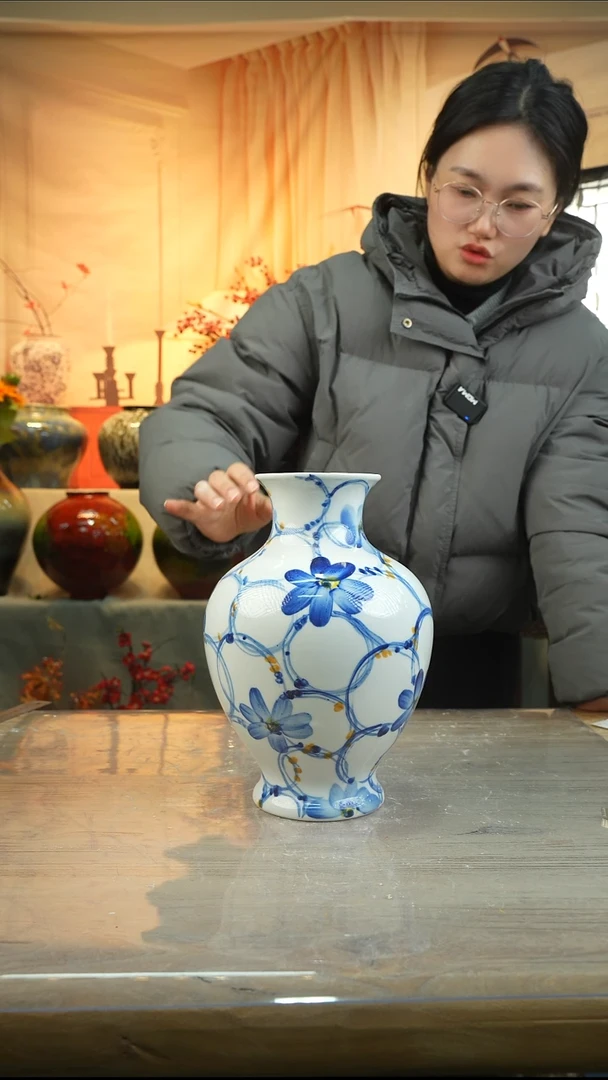 高27口10高温陶瓷花瓶